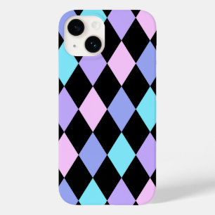 zeitlos schwarze und lebendige Karos Case-Mate iPhone 14 Hülle