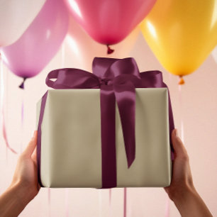 Zeitlos - Taupe Beige Wrapping Paper Geschenkpapier