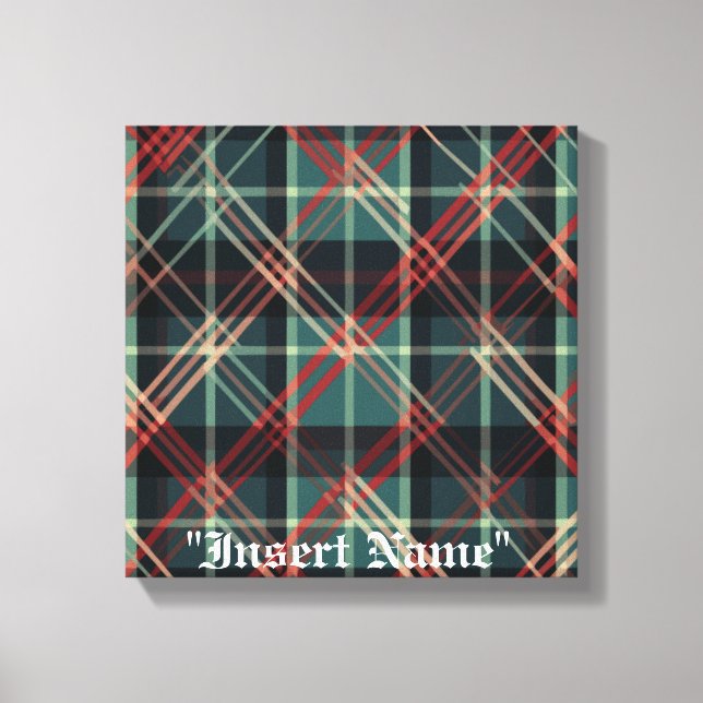 Zeitlos Tweed Leinwanddruck (Vorderseite)