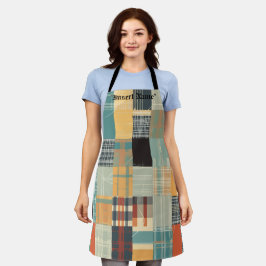 Zeitlos Tweed Schürze
