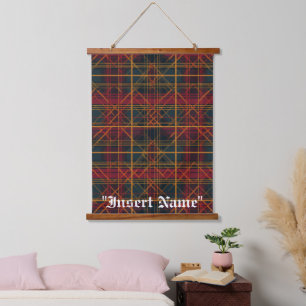 Zeitlos Tweed Wandteppich Mit Holzrahmen