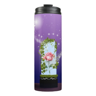 Zeitlos verzauberte Rose Thermosbecher