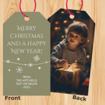Zeitlos - Weihnachts-Weihnachtsgeschenk-Tags des F