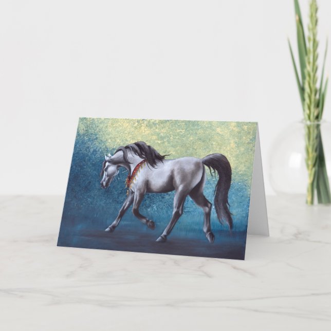 Zeitlose arabische Gruß-Karte Karte (Vorderseite)