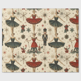Zeitlose Ballerina   Geschenkpapier