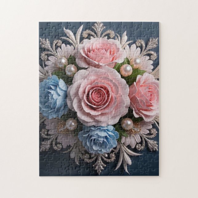 Zeitlose Blume Puzzle (Vertikal)