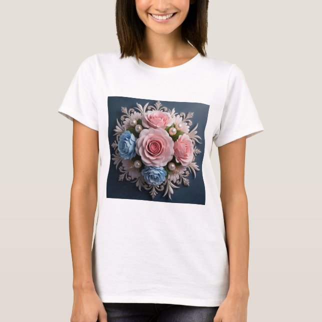 Zeitlose Blume T-Shirt (Vorderseite)