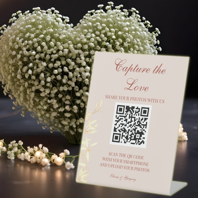 Zeitlose BlumenSymphonie Capture the Liebe Sockelschild (Von Creator hochgeladen)