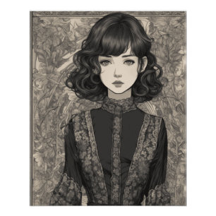 Zeitlose Collector's Edition Manga Artwork AI LBD Poster