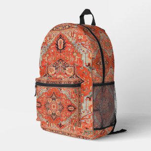Zeitlose Echos: Heritage Boho Oriental Marokkanisc Bedruckter Rucksack