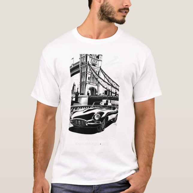 Zeitlose Elegance London Bridge T-Shirt (Vorderseite)