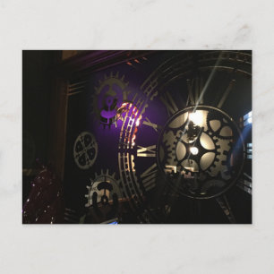 Zeitlose Elegance Uhr Postkarte - Einzigartige Kun