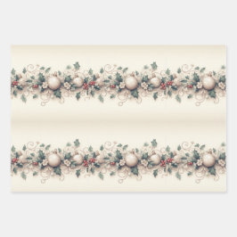 Zeitlose Elegante: Weihnachten Geschenkpapier Set