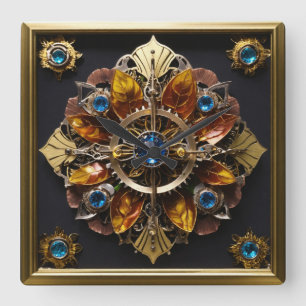 Zeitlose Eleganz ⏰ ✨ - Anpassbare Wall-Uhr Quadratische Wanduhr