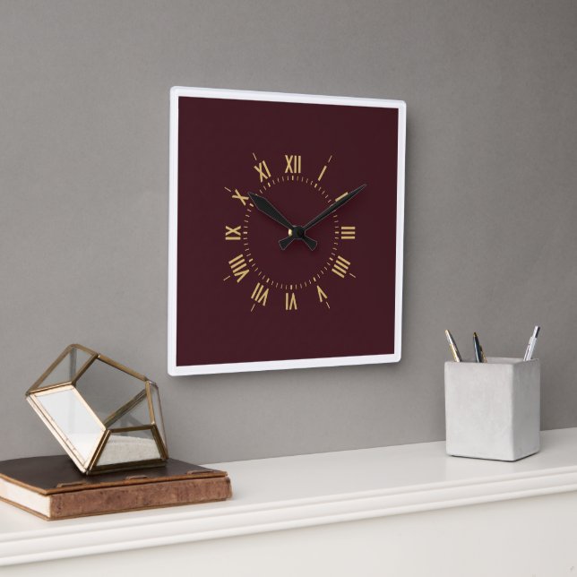 Zeitlose Eleganz Dekorative Wanduhr (Büro)