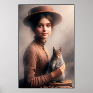 Zeitlose Eleganz der viktorianischen Ära Wand Poster