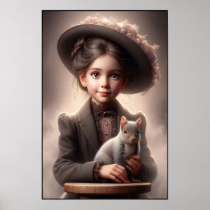 Zeitlose Eleganz der viktorianischen Ära Wand Poster