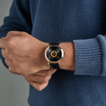 Zeitlose Eleganz: Retro Vinyl Record Watch