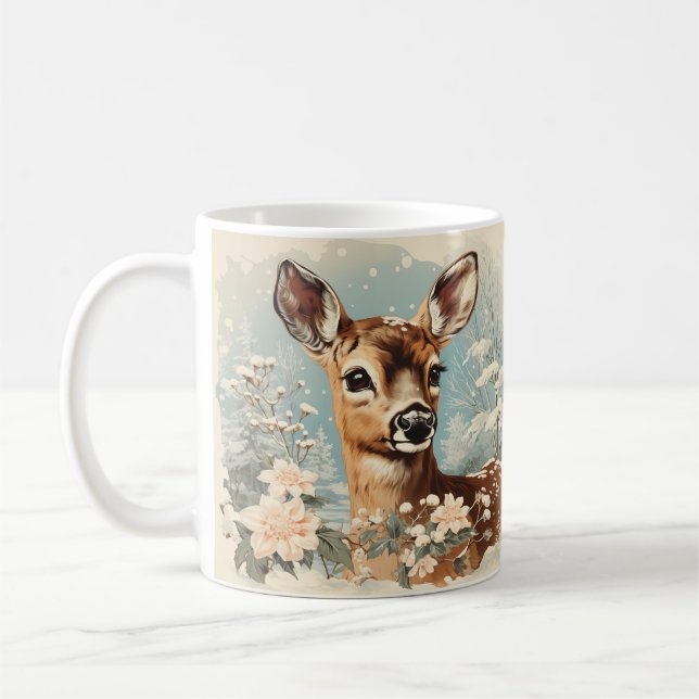 Zeitlose Eleganz, Retro Xmas Kaffeetasse (Links)