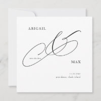 Zeitlose Eleganz Square Hochzeit retten Datum