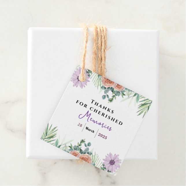 Zeitlose Freundschaft Geschenkanhänger (Beispiel)