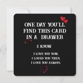 Zeitlose Liebe: Eine Keepake-Karte für jeden Anlas Karte