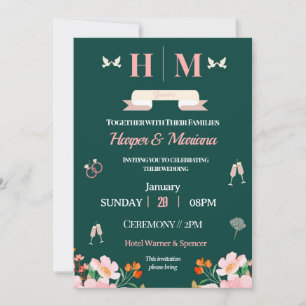 Zeitlose Liebe enthüllt unsere Einladung zur Hochz