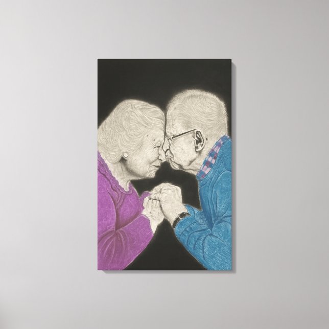 Zeitlose Liebe Leinwanddruck (Vorderseite)