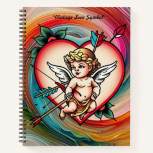 Zeitlose Liebe Tattoo Artwork Notizbuch