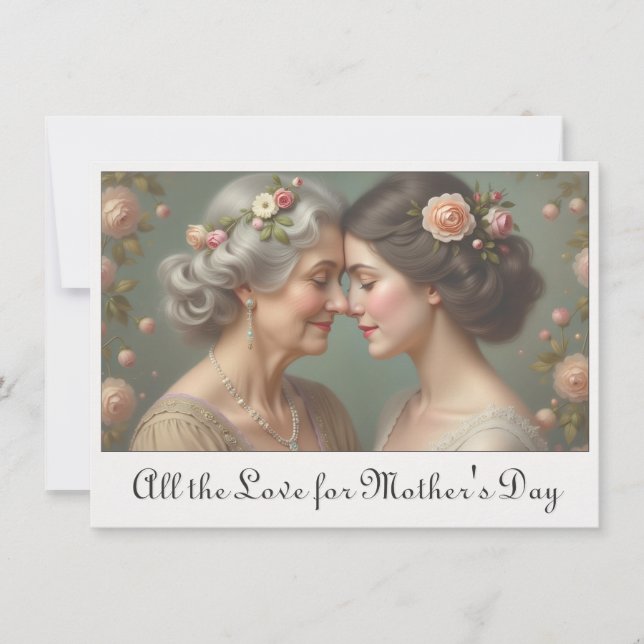 Zeitlose Liebe zwischen Mutter und Tochter (Vorderseite)