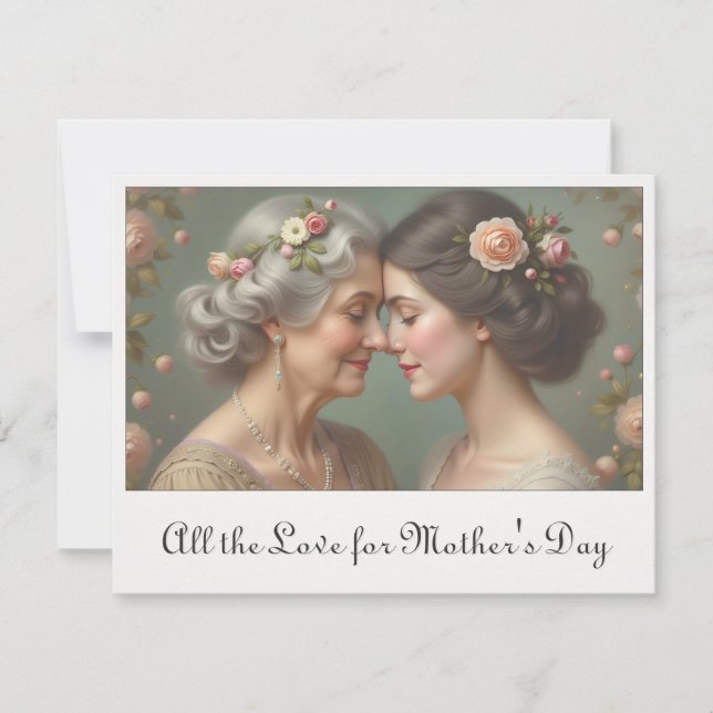 Zeitlose Liebe zwischen Mutter und Tochter (Vorderseite)