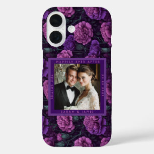 Zeitlose Nelken-Blumen-Hochzeit iPhone 16 Hülle