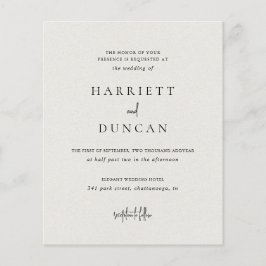Zeitlose, neutrale Beige Budget-Hochzeit