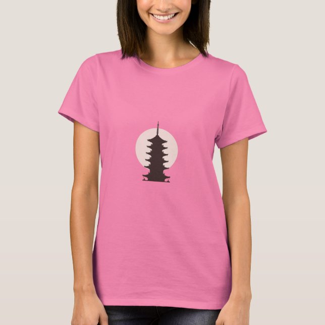 Zeitlose Pagoda T-Shirt (Vorderseite)