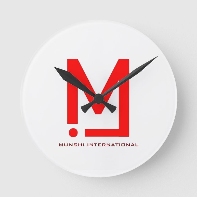 Zeitlose Prestige: Elite Luxury Designer Watch Runde Wanduhr (Vorderseite)