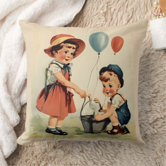 Zeitlose Retro-Kinder Kissen