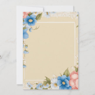 Zeitlose Romantik: Save the Date 5"x7" Flachkarte