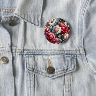 Zeitlose Rose Button