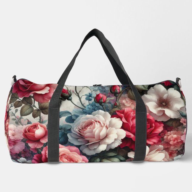 Zeitlose Rose Duffle Bag (Vorderseite)
