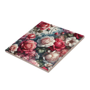 Zeitlose Rose Fliese