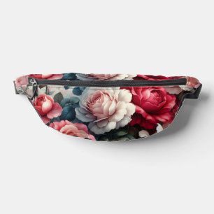 Zeitlose Rose Floraler Charme Bauchtasche