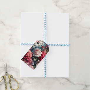 Zeitlose Rose Floraler Charme Geschenkanhänger