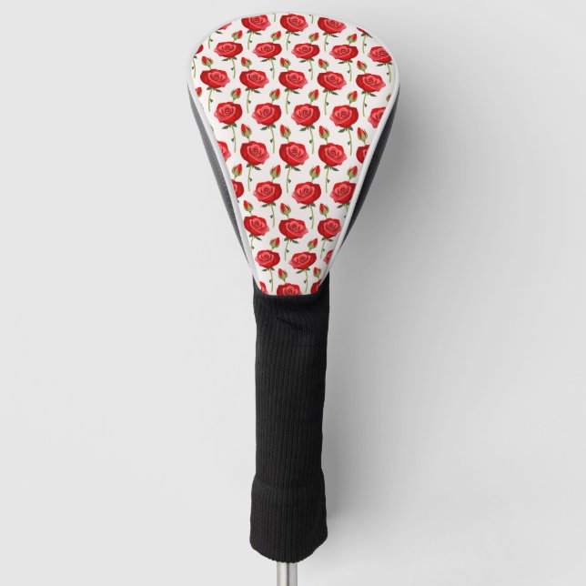 Zeitlose Rose Golf Headcover (Vorderseite)