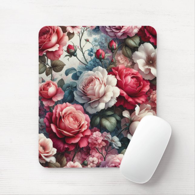 Zeitlose Rose Mousepad (Mit Mouse)