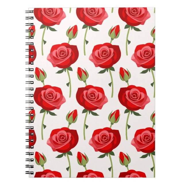 Zeitlose Rose Notizblock (Vorderseite)