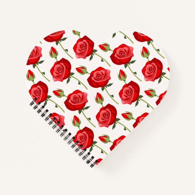 Zeitlose Rose Notizbuch (Vorderseite)