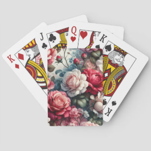 Zeitlose Rose Spielkarten