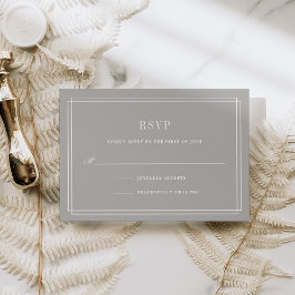 Zeitlose RSVP-Karte | Griechenland RSVP Karte