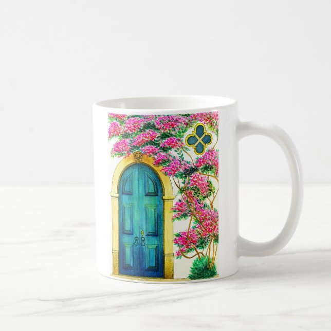 Zeitlose Schönheit Ancient Doorway Mutter Day Gedi Kaffeetasse (Rechts)