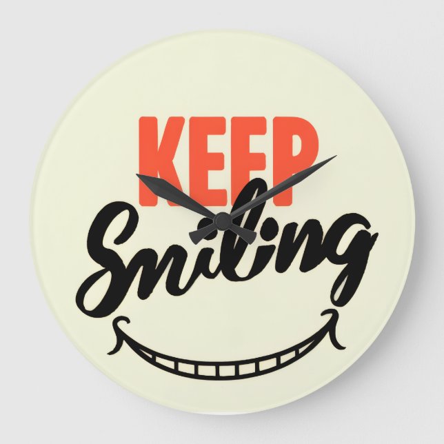 Zeitlose Schönheitsmauer Große Wanduhr (Vorderseite)